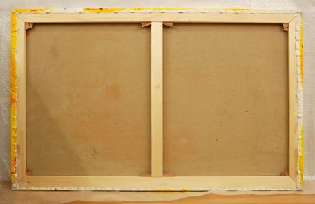Leinwand von hinten